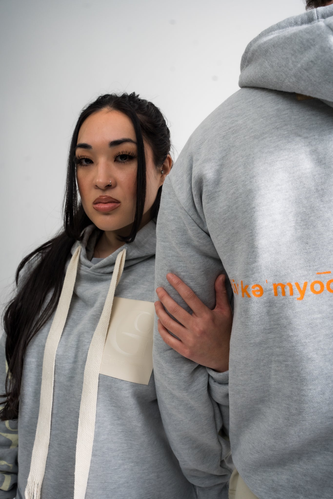 Embossed Shadowmark Hoodie – Slate