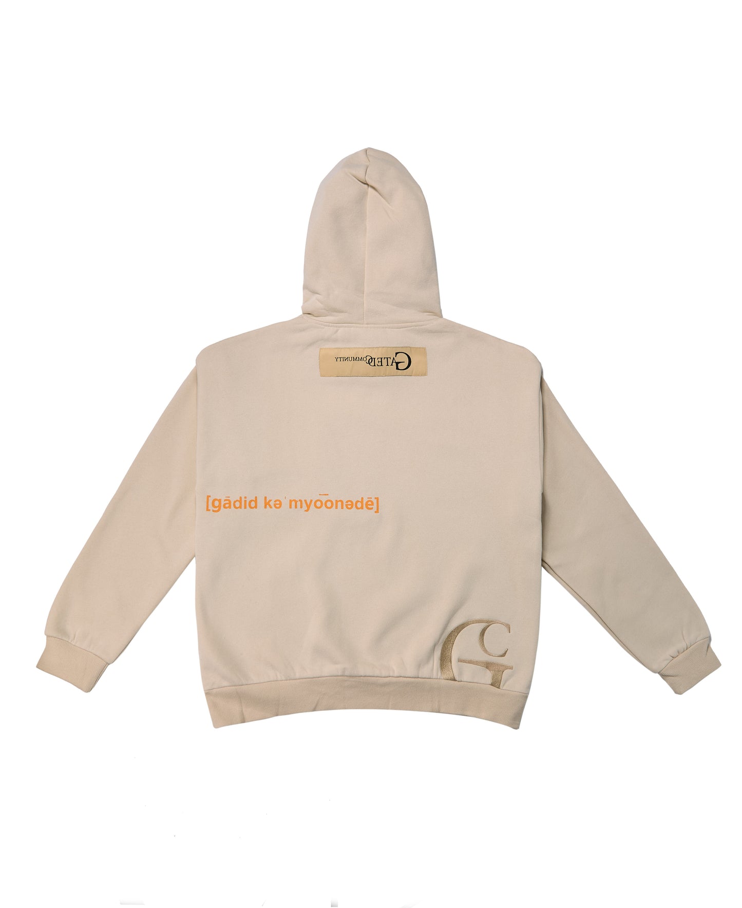 Embossed Shadowmark Hoodie – Alabaster