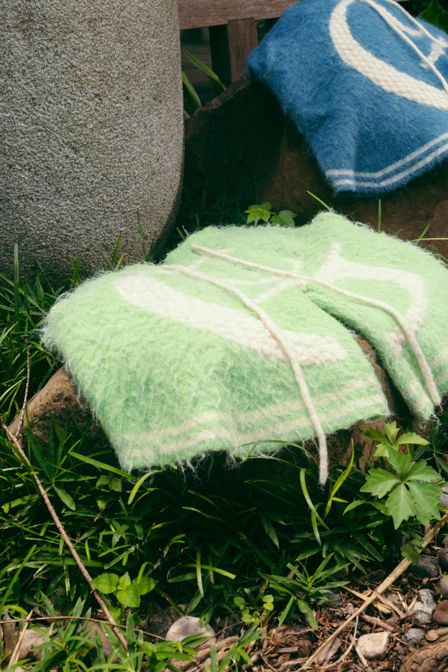 Matcha Mohair Short (Matcha/Ivory)