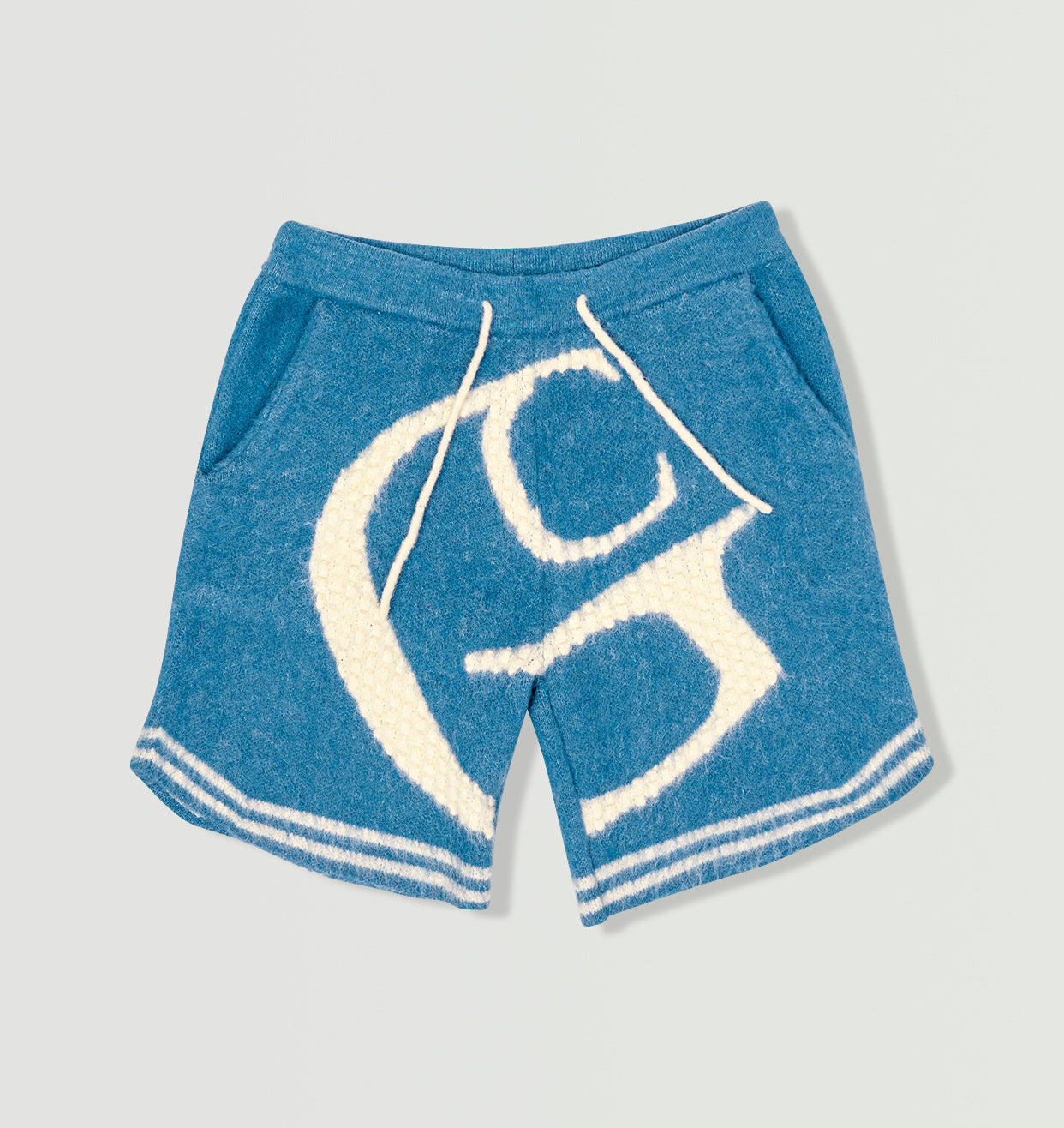 Blue Hour Mohair Short (Cerulean/Ivory)