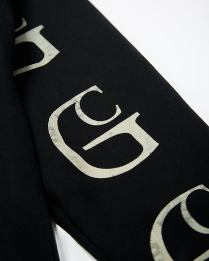 Embossed Shadowmark Hoodie – Onyx