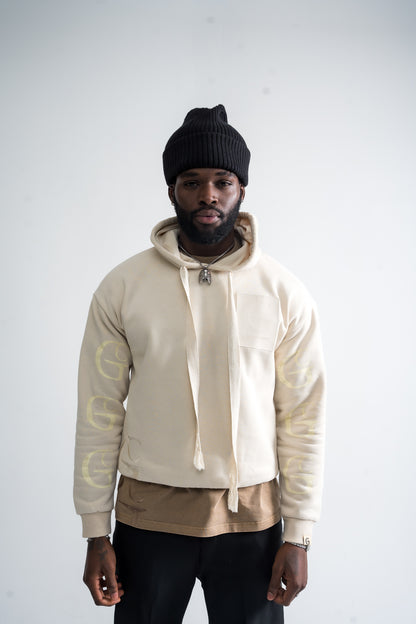 Embossed Shadowmark Hoodie – Alabaster